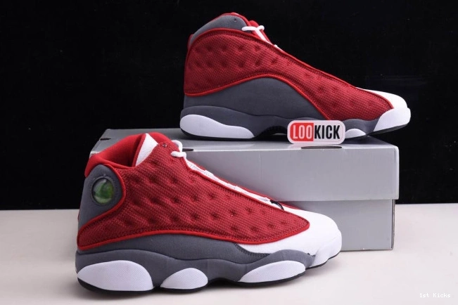 1st Kicks Retro Red Air Grey 13 Flint Gym Jordan 414571-600 0629